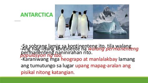 Ano ang kontinente ng antarctica